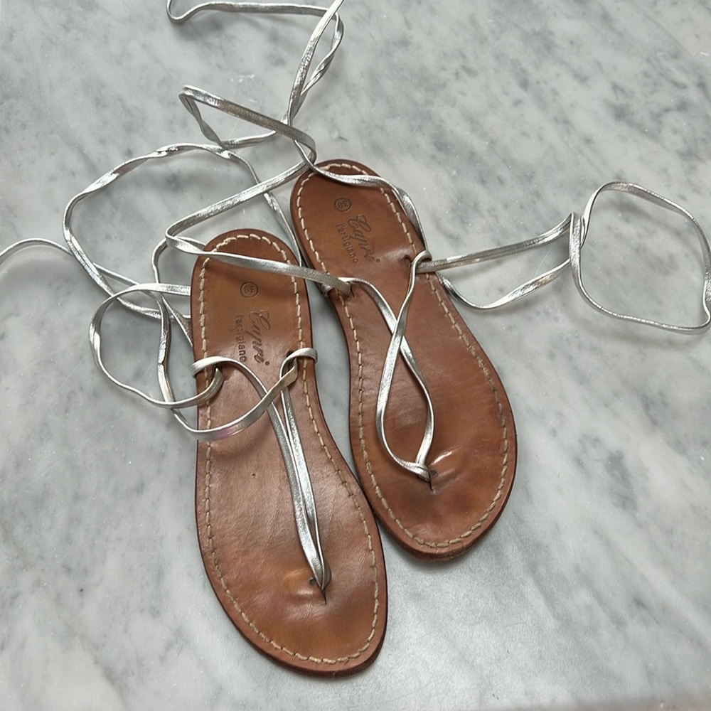 Straight from Italy handmade sandals size 38